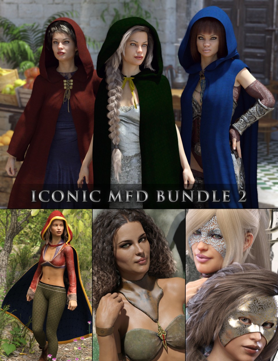 Iconic MFD Bundle 2 for Genesis 8 Female(s)