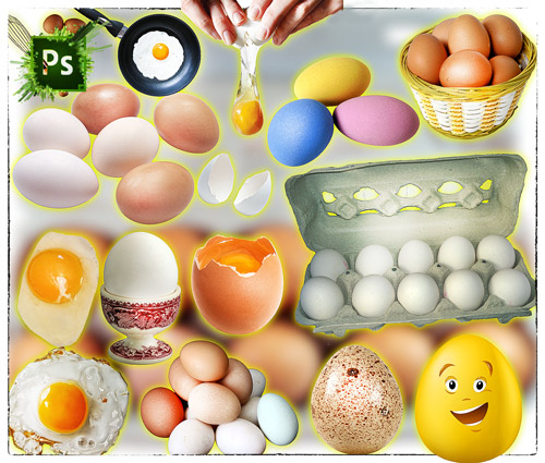 Новые клипарты Png - Яйца и яишница
