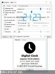 Digital Clock 4.5.6 - часы на десктоп