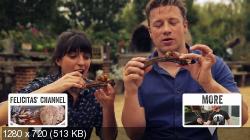 Джейми Оливер и Фелицитас Писарро - Свинина на гриле с кленово-ромовым соусом  / Jamie Oliver's Food Tube  (2014) HDTVRip