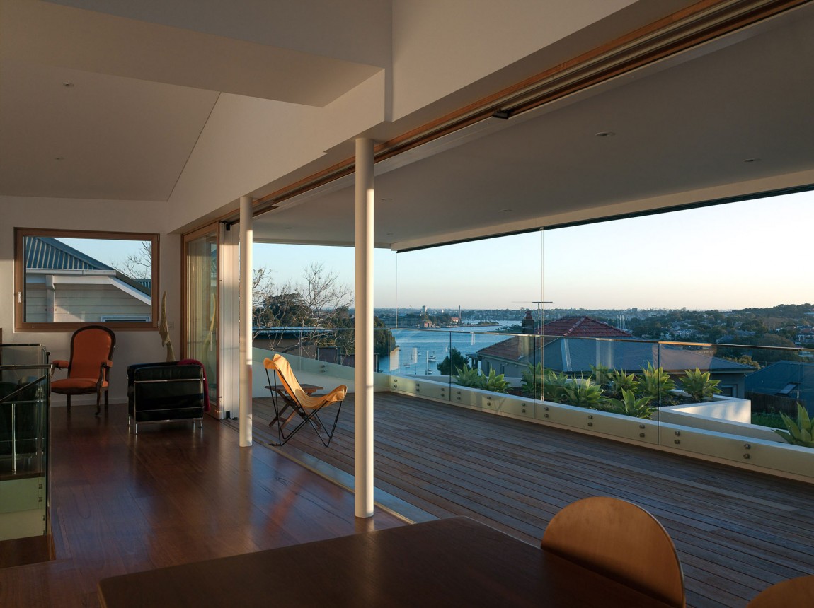 Коттедж с роскошным видом из окна — проект швейцарско-австралийской фирмы volpatohatz, гринвич, австралия