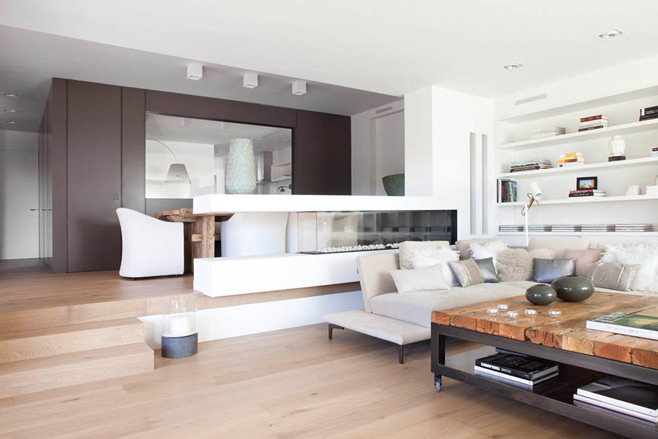 Величавая простота – современный уютный дизайн квартиры