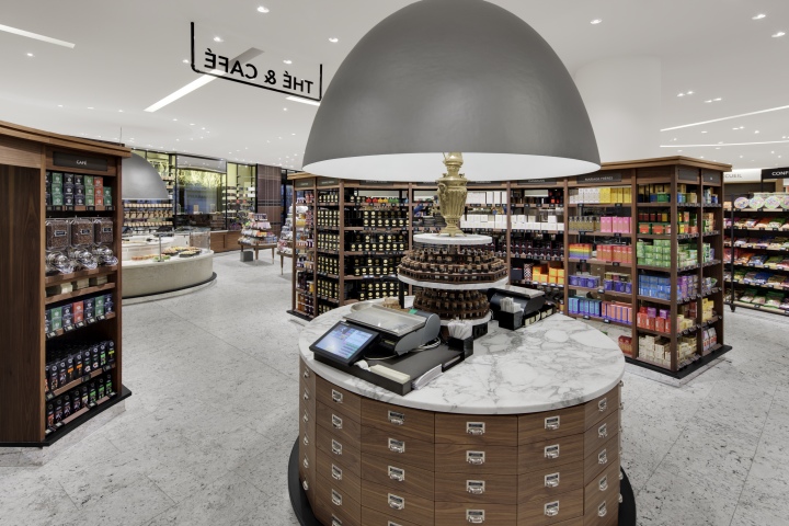 Новый дизайн супермаркета «la grande epicerie» – современная интерпретиация ретро