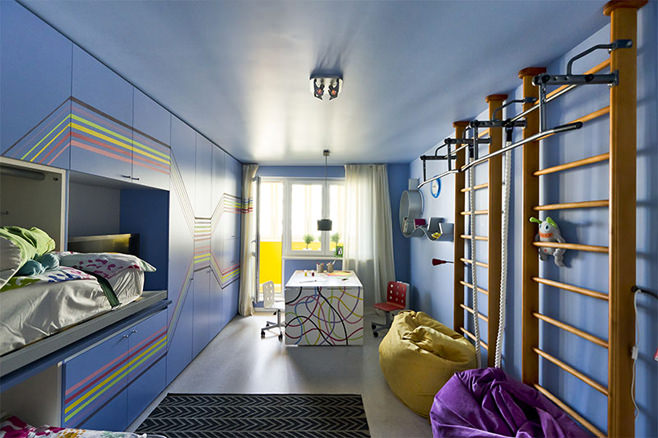 Идеи оформления детской спальни для мальчиков от архитекторов людмилы кришталёвой и оксаны памфиловой, россия