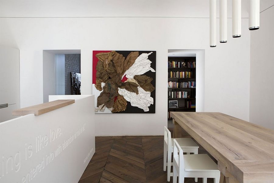 Необычный интерьер квартиры в турине от fabio fantolino: роскошное сочетание нейтральных оттенков