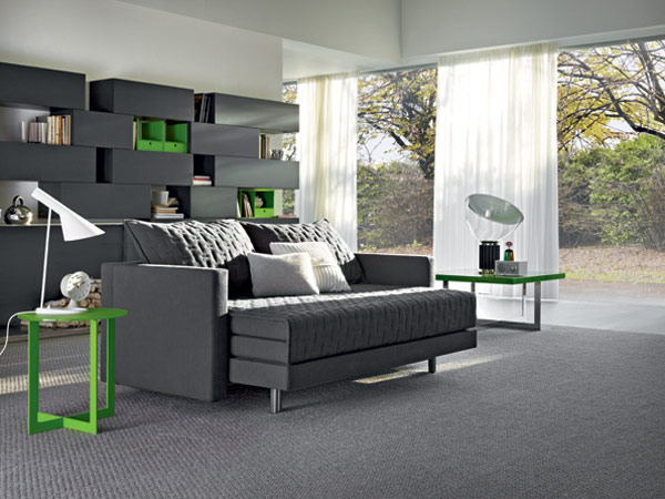 Два в одном: потрясающая конструкция дивана-кровати oz от дизайнера nikolia gallizia