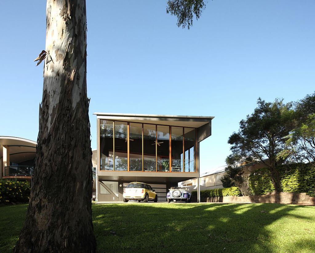 Восхитительный дом с потрясающим дизайном river room от shaun lockyer architects, брисбен, австралия