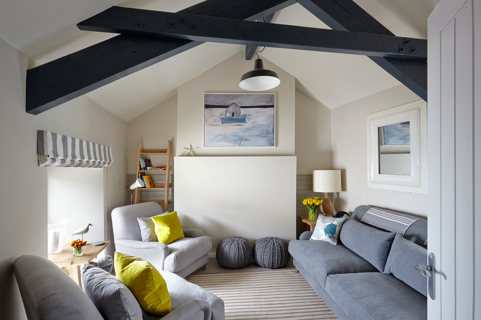 Интерьер английского дома с видом на море: уютный коттедж в корнуолле