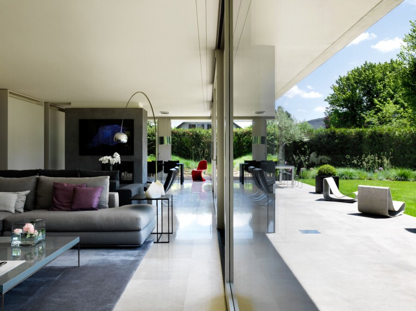 Великолепный дизайн-проект элитного загородного дома из монолитного бетона