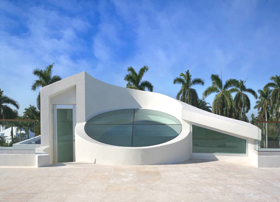 Роскошные дома: элегантный особняк в майами-бич по проекту карла фишера