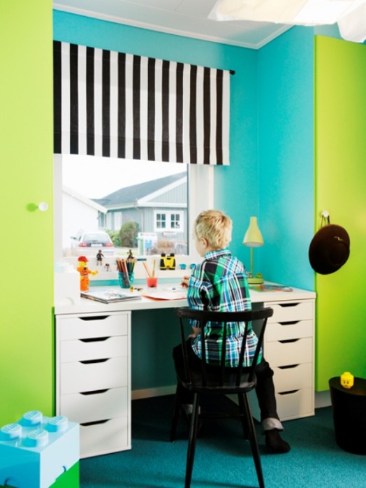 Как создать стильную и интересную комнату для мальчика – интересная цветовая гамма броского интерьера