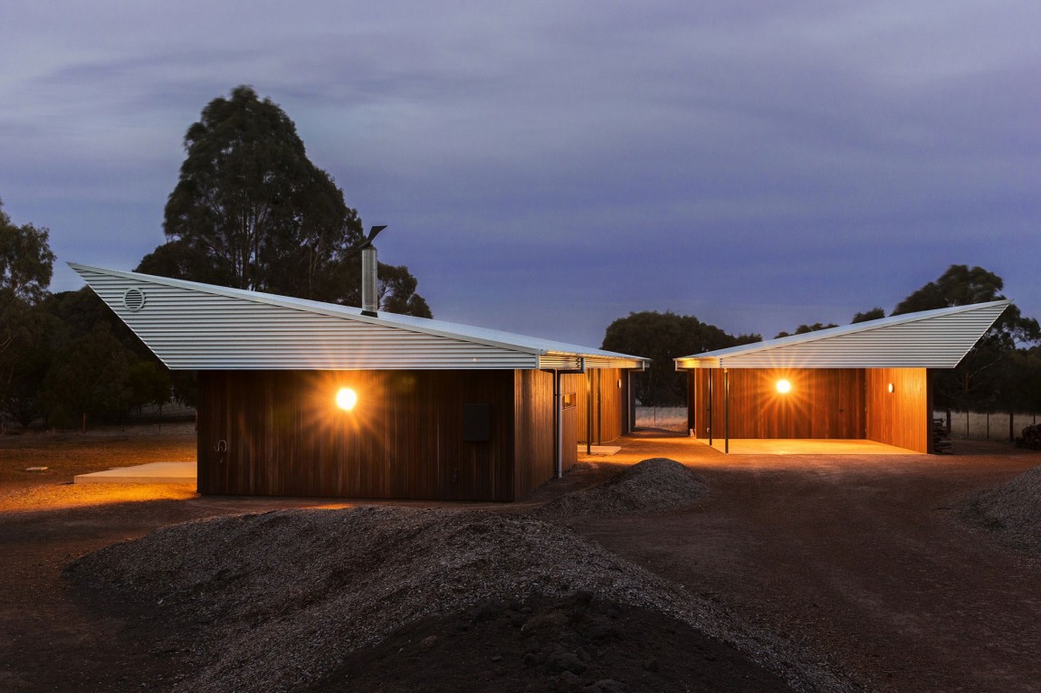 Сельский жилой дом в гамильтоне — leura lane от студии cooper scaife architects, австралия