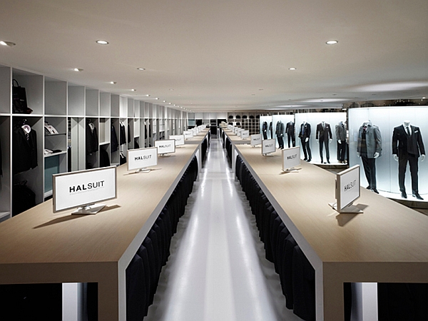 Впечатляющая сеть магазинов современной мужской одежды halsui