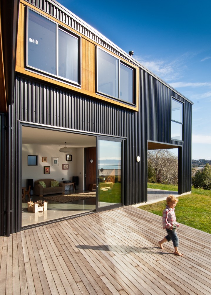 Живописный пейзаж, море солнца и стильный интерьер — nelson house от kerr ritchie, новая зеландия