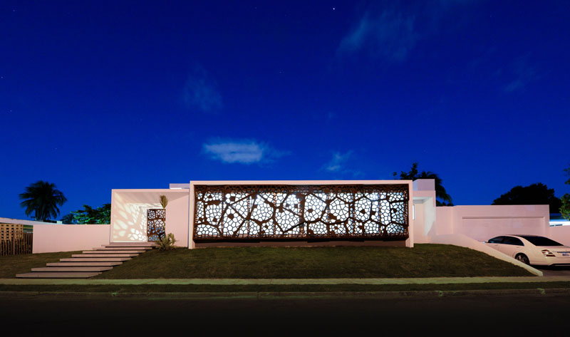 Декор загородного дома – оригинальная дизайнерская идея для дома в пуэрто-рико