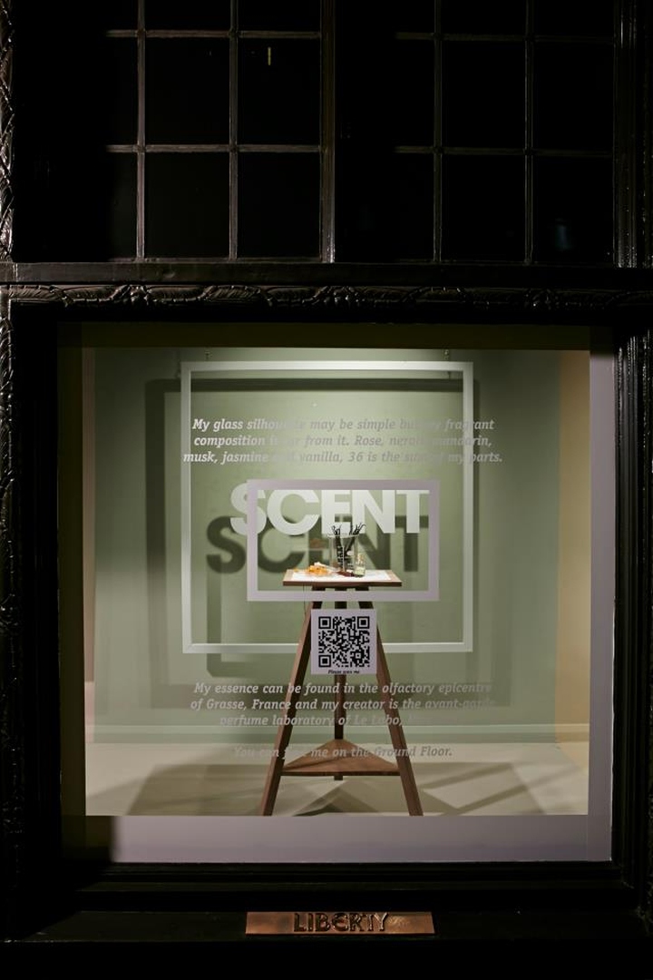 Интерактивные витрины знаменитого лондонского универмага liberty – сканируй, и увидишь!