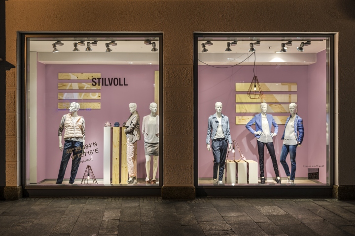 Скандинавская лаконичность в витринных экспозициях модного дома zinser