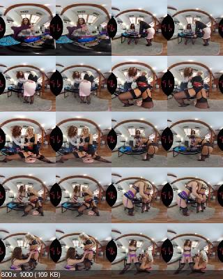 StockingsVR: Antonia Saintz & Blance Bradburry (Panty Model Audition) [Oculus Rift, Vive | SideBySide]
